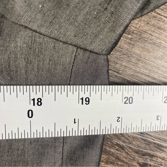 BANANA REPUBLIC Blazer Women Size 12 One Button Rayon Silk Blend Business Casual - Picture 9 of 9